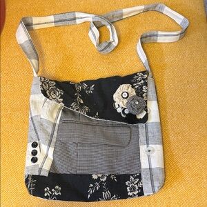 Floral Patchwork Shoulder Bag